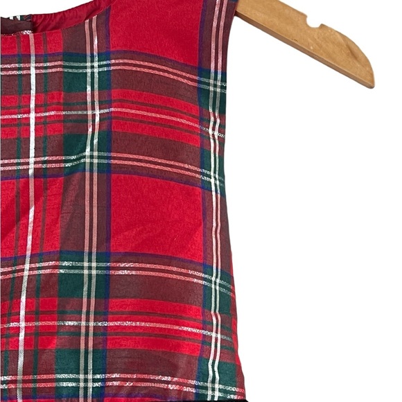 George Red Plaid Kids Formal Dress - Picture 6 of 12
